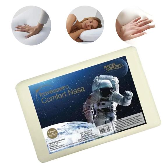 Travesseiro Comfort Nasa Original Premium Sono Relaxante Menor preço em Travesseiro Comfort Nasa Original Premium Sono Relaxante