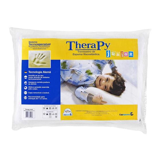 Imagem de Travesseiro Copespuma Viscoelástico Therapy Junior Capa