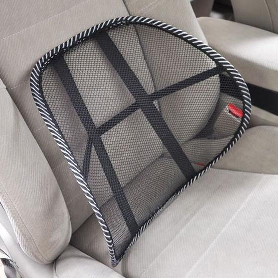 Imagem de Travesseiro de apoio lombar em carro, almofada para costas, alívio da dor nas costas, espuma de memória, cadeira ergonômica ortopédica, descanso de 