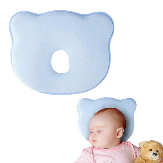 Imagem de Travesseiro De Bebê Plagiocefalia Posição Correta Da Cabeça Anti Cabeça Chata