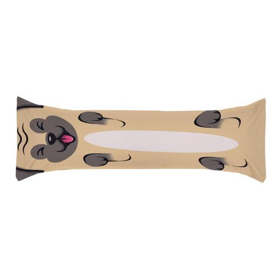 Imagem de Travesseiro de Corpo Aconchego Estampado 1,30m x 38cm - Dog - Casaborda Enxovais