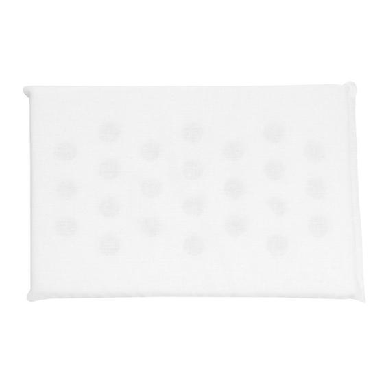 Imagem de Travesseiro de Espuma Papi com Furos Liso Branco