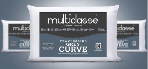 Imagem de Travesseiro De Espuma Soft - Multiclasse Grey Curve