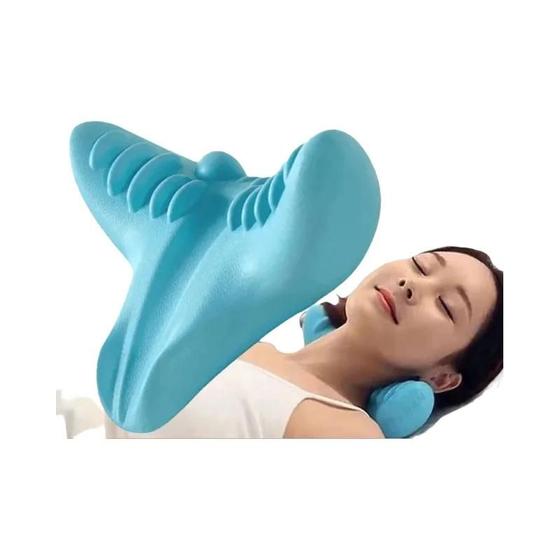 Imagem de Travesseiro de Massagem para Relaxamento do Pescoço, Ombro e Coluna Cervical