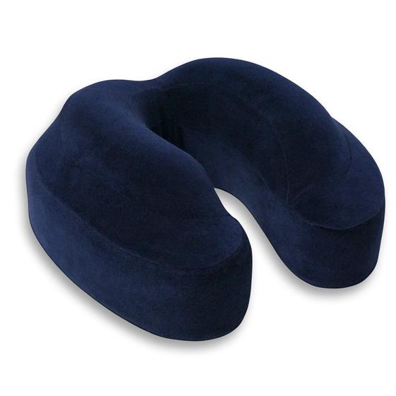 Imagem de Travesseiro de Pescoço Anatômico para Viagem Super Neck Pillow Perfetto azul marinho