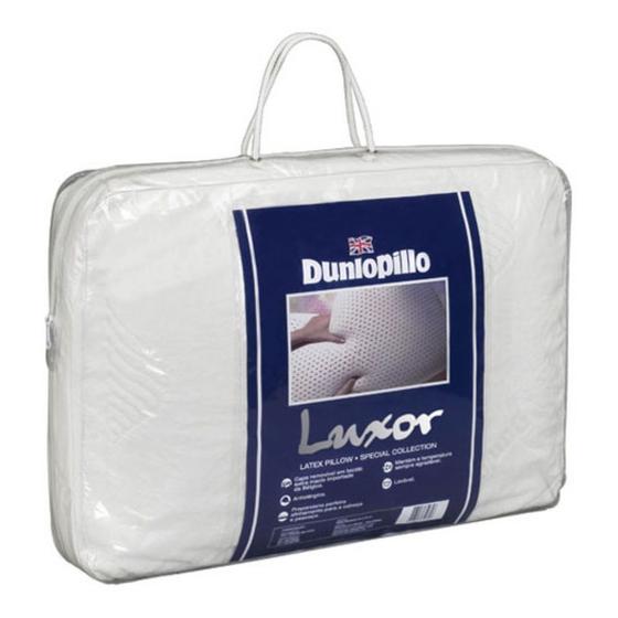 Travesseiro Dunlopillo Látex Luxor - 50x70 Menor preço em Travesseiro Dunlopillo Látex Luxor - 50x70
