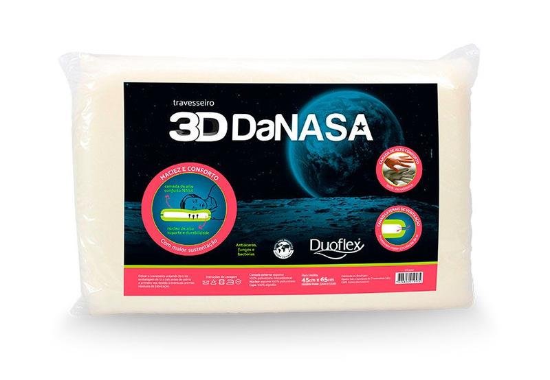 Imagem de Travesseiro Duoflex 3D Danasa - 45x65