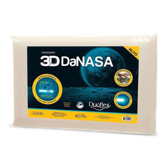 Imagem de Travesseiro Duoflex 3D DaNasa Alto DT3241 50x70 50x70