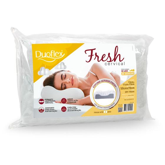 Imagem de Travesseiro Duoflex Cervical Fresh - 50x70