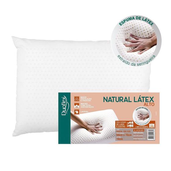 Travesseiro Duoflex Natural Látex 50x70x16cm LN1109 é boa?
