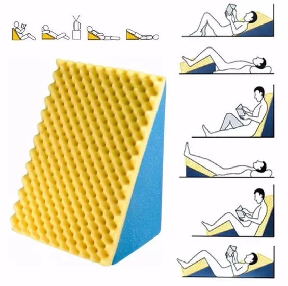 Imagem de Travesseiro/Encosto Anti-Refluxo Triangulo Amamentação Leitura Refluxo - BOMMEISTER COLÇHÕES