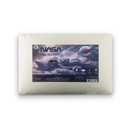 Imagem de Travesseiro Espuma Viscoelastica Nasa Comfort Premium 40x60