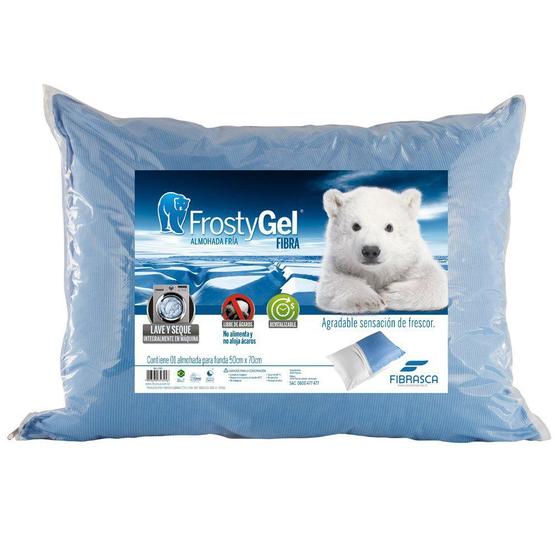 Travesseiro Fibrasca Frostygel Fibra 4345 Menor preço em Travesseiro Fibrasca Frostygel Fibra 4345