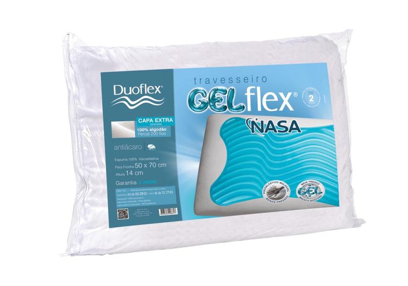 Imagem de Travesseiro GELFlex NASA 50 x 70cm - Duoflex
