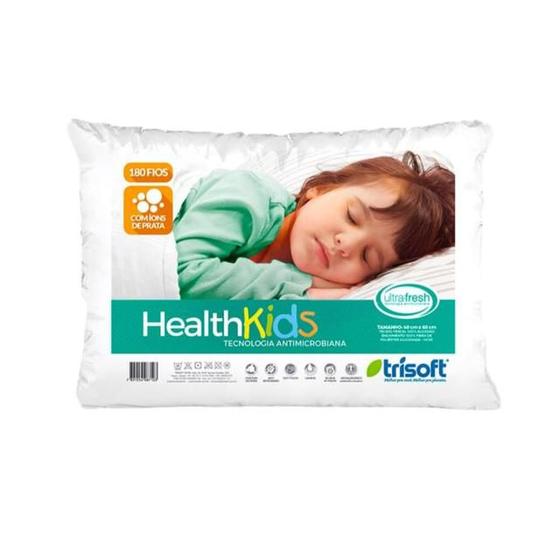 Imagem de Travesseiro Infantil Trisoft Health Kids 40x60 -  Macio - hipoalergênico- (Ideal para criaças de 2 á 6 anos)