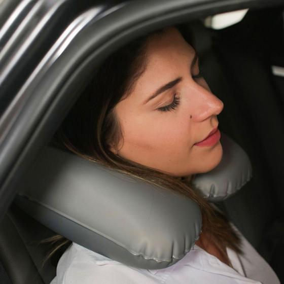 Imagem de Travesseiro Inflável Portátil Protetor Para Pescoço Almofada, Leitura ou Viagem- Cores