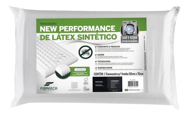 Travesseiro Latex Lavavel Na Maquina - Fibrasca Menor preço em Travesseiro Latex Lavavel Na Maquina - Fibrasca