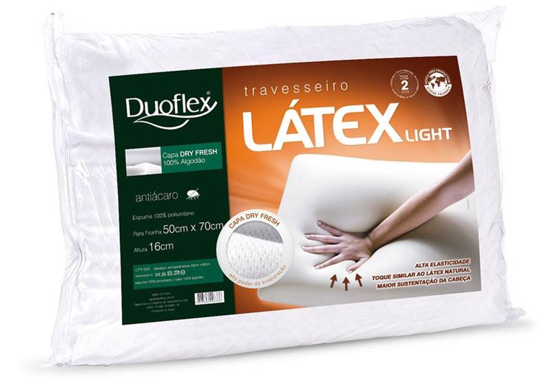 Travesseiro latex light Menor preço em Travesseiro latex light
