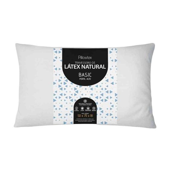 Imagem de Travesseiro Látex Natural em Flocos Latexfoam Basic Alto 18cm