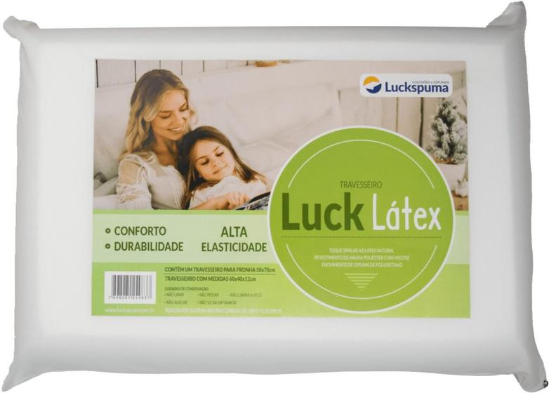 Imagem de Travesseiro Luck T-Latex D30 Luckspuma Alta Densidade Firme