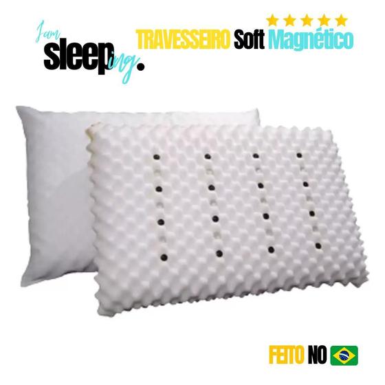 Travesseiro Magnetico Ortopédico Extra Macio Anti Ronco Menor preço em Travesseiro Magnetico Ortopédico Extra Macio Anti Ronco