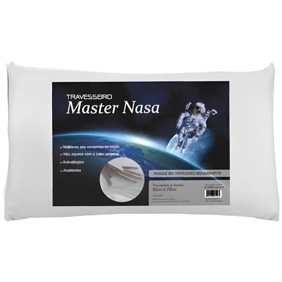 Imagem de Travesseiro Master Comfort Master Nasa Beauty and Comfort tradicional 58cm x 10cm cor branco