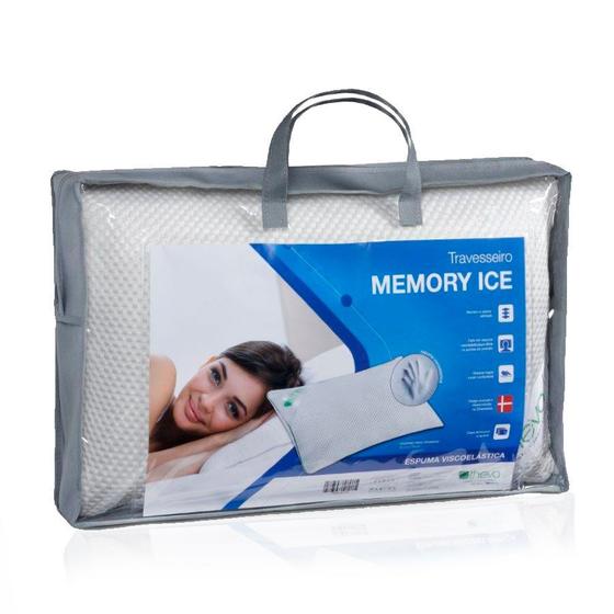 Travesseiro Memory Ice Viscoelástico Theva Menor preço em Travesseiro Memory Ice Viscoelástico Theva