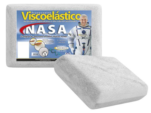 Imagem de Travesseiro Nasa Antialérgico Viscoelástico Diamante Marcbrayn 12cm