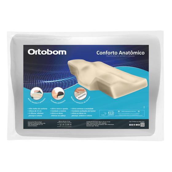 Travesseiro Nasa Cervical Conforto Anatômico Ortopédico - Ortobom Menor preço em Travesseiro Nasa Cervical Conforto Anatômico Ortopédico - Ortobom