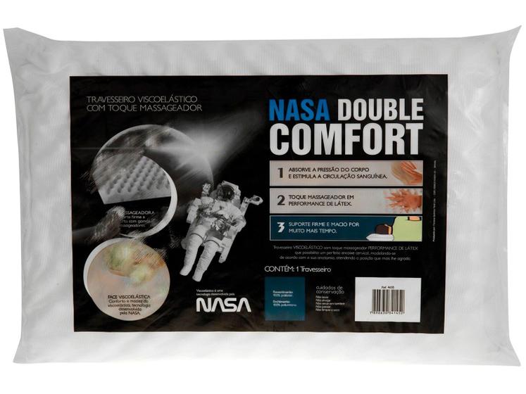 Travesseiro Nasa Fibrasca Viscoelástico - NASA Double Comfort Imagem de Travesseiro Nasa Fibrasca Viscoelástico