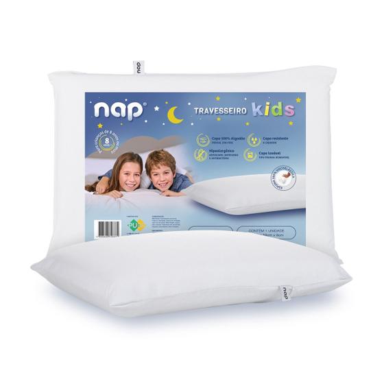 Travesseiro Nasa Infantil Kids Criança Nap Antialérgico Anatômico Viscoelástico Antiacaro Lavável é boa?