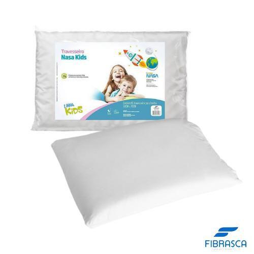 Travesseiro NASA Fibrasca Infantil x Antiácaros Z Branco Duoflex Travesseiros