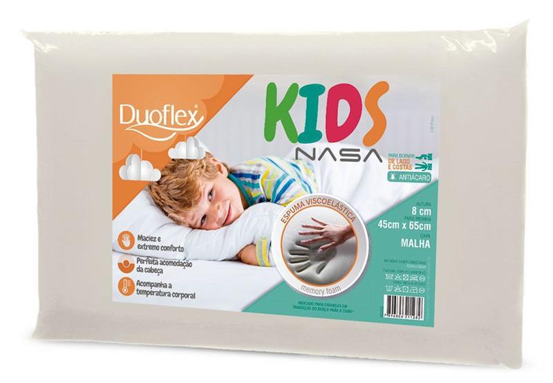 Imagem de Travesseiro Nasa Kids Viscoelástico Bb3202 - Duoflex