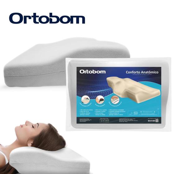 Travesseiro Nasa Ortopédico Anatômico Ergonômico Cervical - Ortobom Menor preço em Travesseiro Nasa Ortopédico Anatômico Ergonômico Cervical - Ortobom