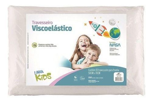 Imagem de Travesseiro Nasa Viscoelástico Kids - Fibrasca Z5101