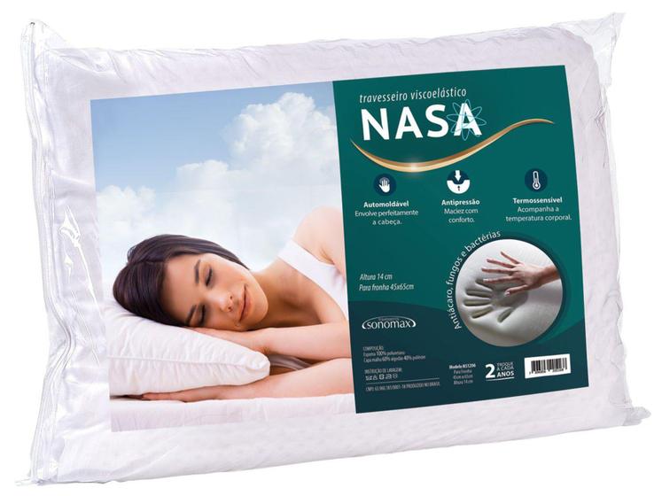 Travesseiro Nasa Viscoelástico - Sonomax NS1206 - Travesseiros ...
