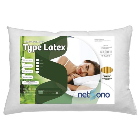 Imagem de Travesseiro Netsono Type Latex 45x65x16cm