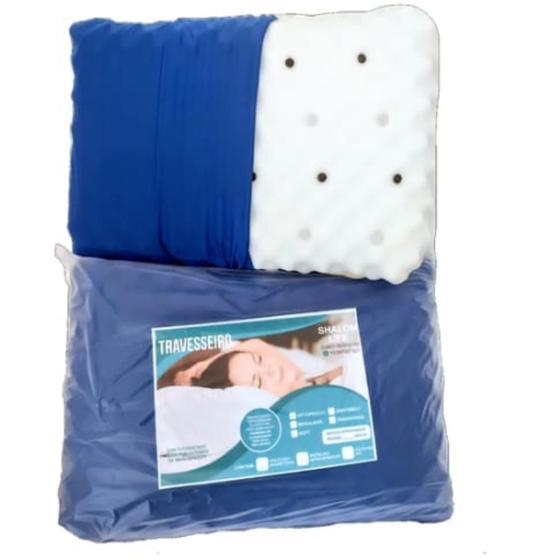 Travesseiro ortopédico Magnético Postura Dor Cervical Apneia Sono - SHALOM LIFE Imagem de Travesseiro ortopédico Magnético Postura Dor Cervical Apneia Sono