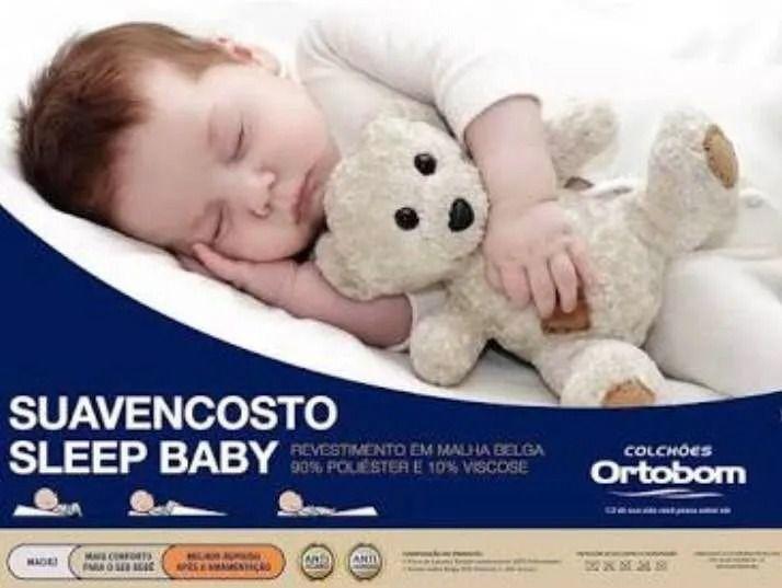 Imagem de Travesseiro Rampa Anti Refluxo Sleep Baby 40x60x6cm Ortobom