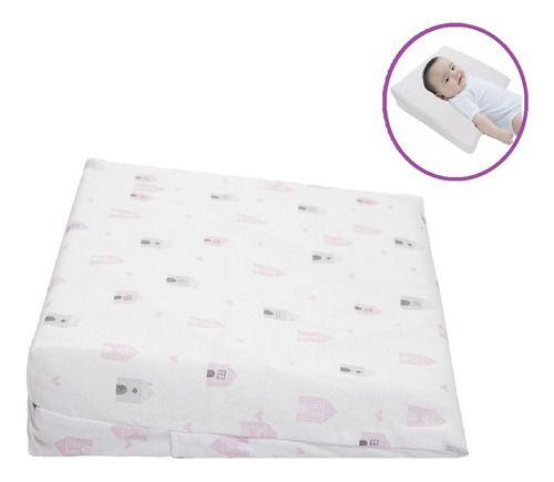 Travesseiro Rampa De Bebê Anti Refluxo Grávida Recém Nascido - Papi ...
