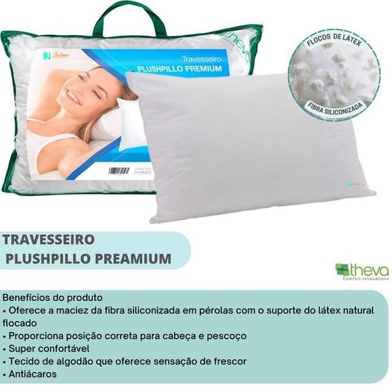 Imagem de Travesseiro Theva PlushPillo Premium 50x70