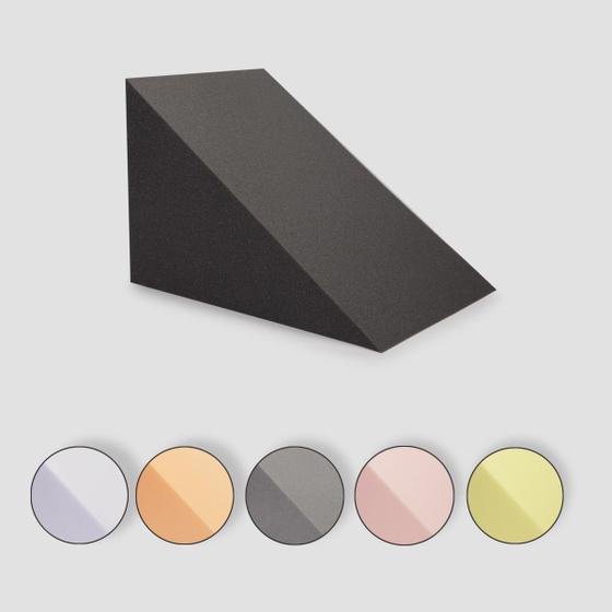 Imagem de Travesseiro Triangular Anatômico Sem Capa Apoio Encosto Costa Leitura Cores Sortidas