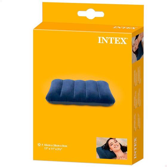 Travesseiro Veludo 68672 Intex INTEX Travesseiro Inflavel Magazine Luiza
