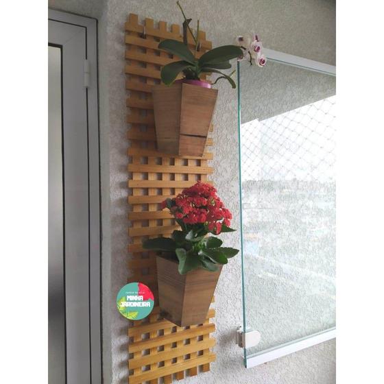 Imagem de Treliça, floreira, jardim vertical, painel de plantas T4