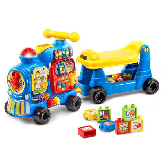 Imagem de Trem Alfabeto Sit-to-Stand Ultimate VTech - Azul