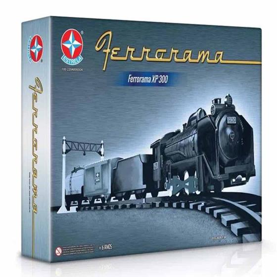 Trem Locomotiva Ferrorama XP 300 Brinquedo Clássico Estrela - Autorama ...