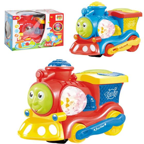 Imagem de Trem Trenzinho Musical Luzes Infantil Educativo Led Refletor