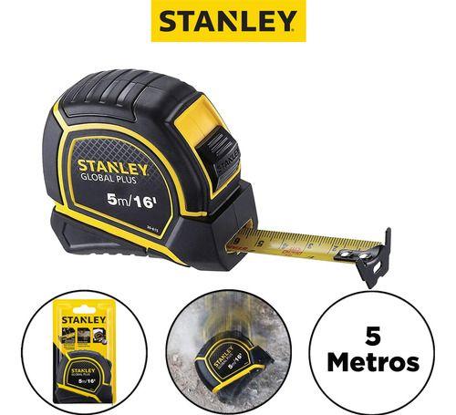Imagem de Trena 5 Metros Profissional Emborrachada com Trava 30-615 Stanley