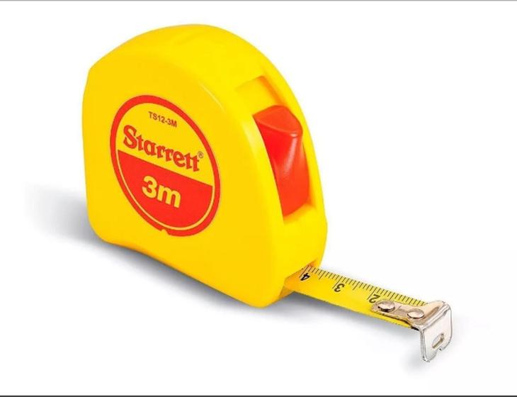 Trena Aço Amarela 3m , 5m e 8m - Starret Menor preço em Trena Aço Amarela 3m , 5m e 8m - Starret
