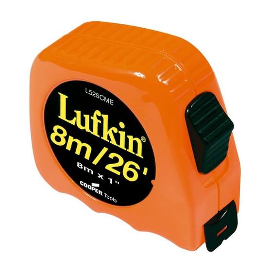 Imagem de Trena de Aço 8m x 25mm com Trava Lufkin